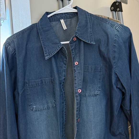 Denim Button down - Picture 3 of 3
